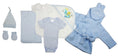 Load image into Gallery viewer, Essential Newborn Baby Boy 7 Piece Layette Set
