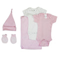 Load image into Gallery viewer, Newborn Baby Girl 5 Pc Layette Baby Shower Gift
