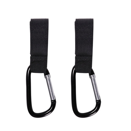 1-2pcs Baby Hanger Baby Bag Stroller Hooks Pram Rotate 360 Degree Baby