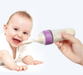 Load image into Gallery viewer, Baby Feeding Bottle Toddler Silicone Squeeze Feeding Spoon
