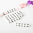 Load image into Gallery viewer, 10pcs 12mm Silicone Letters Beads Baby Teething Teethers English
