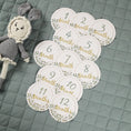 Load image into Gallery viewer, 12pcs/lot Baby Milestone Number Monthly Memorial Cards Newborn Baby
