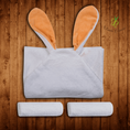 Load image into Gallery viewer, Amber Bunny Hooded Towel & 2 Washcloths
