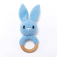 Load image into Gallery viewer, 1pc Baby Teether Music Rattles for Kids Animal Crochet Rattle Elephant
