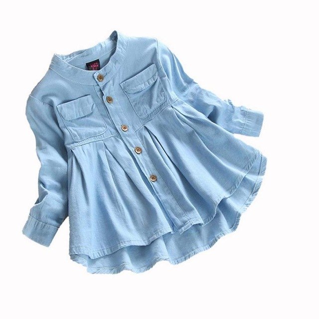 2018 Fashion Kid Baby Girls dress Long Sleeve