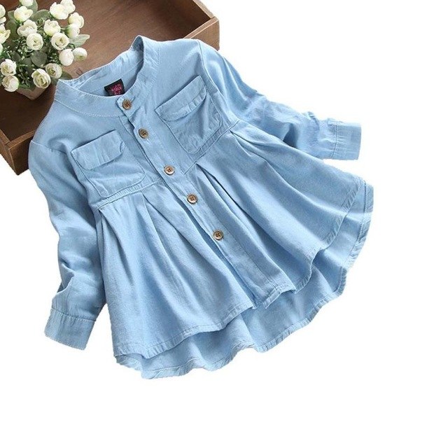 2018 Fashion Kid Baby Girls dress Long Sleeve