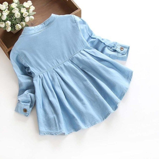 2018 Fashion Kid Baby Girls dress Long Sleeve