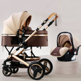 Load image into Gallery viewer, 2021 High Landscape Baby Stroller 3 In 1 With Car Seat And Stroller
