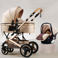 Load image into Gallery viewer, 2021 High Landscape Baby Stroller 3 In 1 With Car Seat And Stroller
