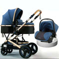 Load image into Gallery viewer, 2021 High Landscape Baby Stroller 3 In 1 With Car Seat And Stroller
