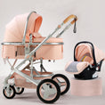 Load image into Gallery viewer, 2021 High Landscape Baby Stroller 3 In 1 With Car Seat And Stroller
