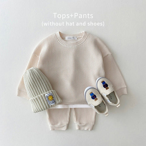 2022 Korea Toddler Baby Clothing Sets For Infant Baby Boys Clothes Set