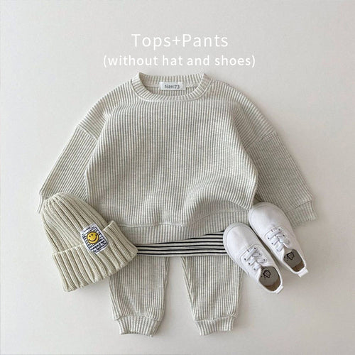 2022 Korea Toddler Baby Clothing Sets For Infant Baby Boys Clothes Set