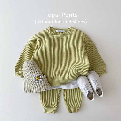 2022 Korea Toddler Baby Clothing Sets For Infant Baby Boys Clothes Set