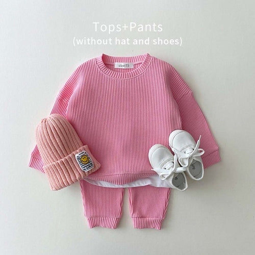 2022 Korea Toddler Baby Clothing Sets For Infant Baby Boys Clothes Set