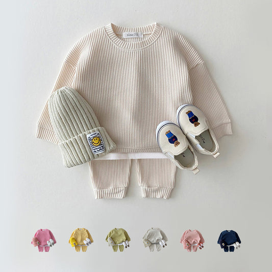 2022 Korea Toddler Baby Clothing Sets For Infant Baby Boys Clothes Set