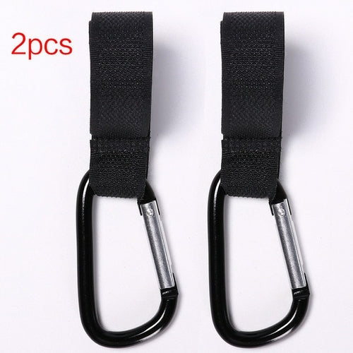 2pcs Baby Hanger Baby Bag Stroller Hooks Pram Rotate 360 Degree Baby