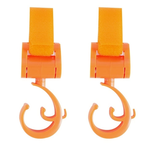 2pcs Baby Hanger Baby Bag Stroller Hooks Pram Rotate 360 Degree Baby