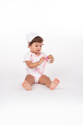 Load image into Gallery viewer, Smart Short Sleeve Bodysuit + Bib - Pink Rose
