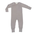 Load image into Gallery viewer, Smart Footed One-Piece + Bib - Gray
