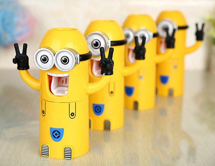 Minions Automatic Toothpaste Dispenser