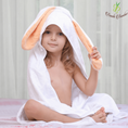 Load image into Gallery viewer, Amber Bunny Hooded Towel & 2 Washcloths
