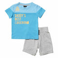 Load image into Gallery viewer, Sports Outfit for Baby Reebok G ES Inf SJ SS Grey Blue
