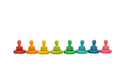 Load image into Gallery viewer, QToys Australia (USA) RAINBOW PEOPLE CUPS AND RINGS
