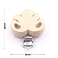 Load image into Gallery viewer, 5pcs/lot Food Grade Beech Wooden Clip Animal Heart Shape Dummy Clip
