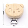 Load image into Gallery viewer, 5pcs/lot Food Grade Beech Wooden Clip Animal Heart Shape Dummy Clip
