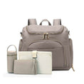 Load image into Gallery viewer, 7-in-1 Baby Diaper Bag Solid Pu Leather Mummy Maternity Bag Large
