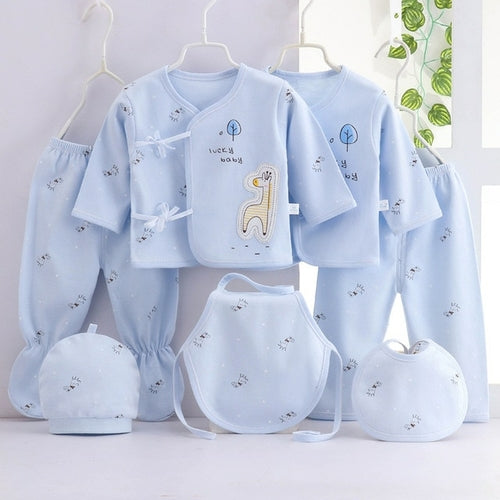 Cotton T-shirt+pants+hats | Newborn Baby Clothes Set | Cotton Toddler