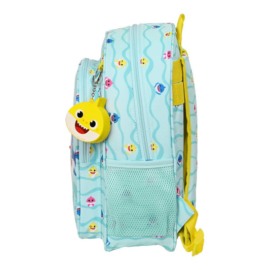 Child bag Baby Shark Beach day Yellow Light Blue (27 x 33 x 10 cm)