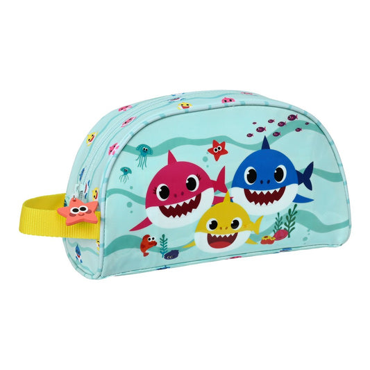 Child Toilet Bag Baby Shark Beach day Yellow Light Blue (26 x 16 x 9