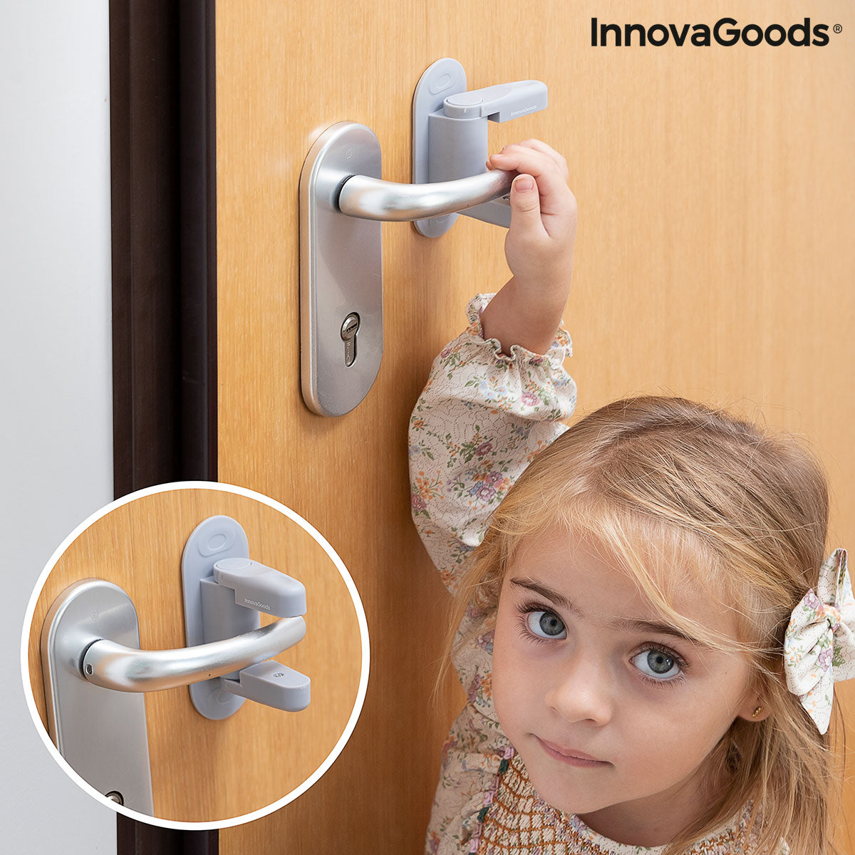 Door Lever Safety Lock Dlooky InnovaGoods 2 Units