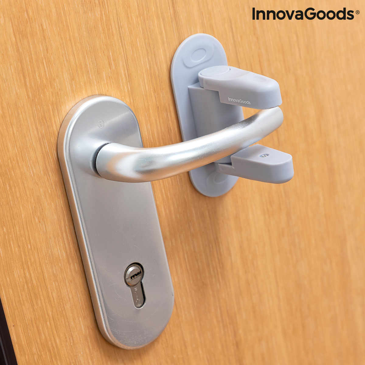 Door Lever Safety Lock Dlooky InnovaGoods 2 Units