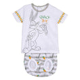 Load image into Gallery viewer, Set of clothes Looney Tunes Grey White Baby
