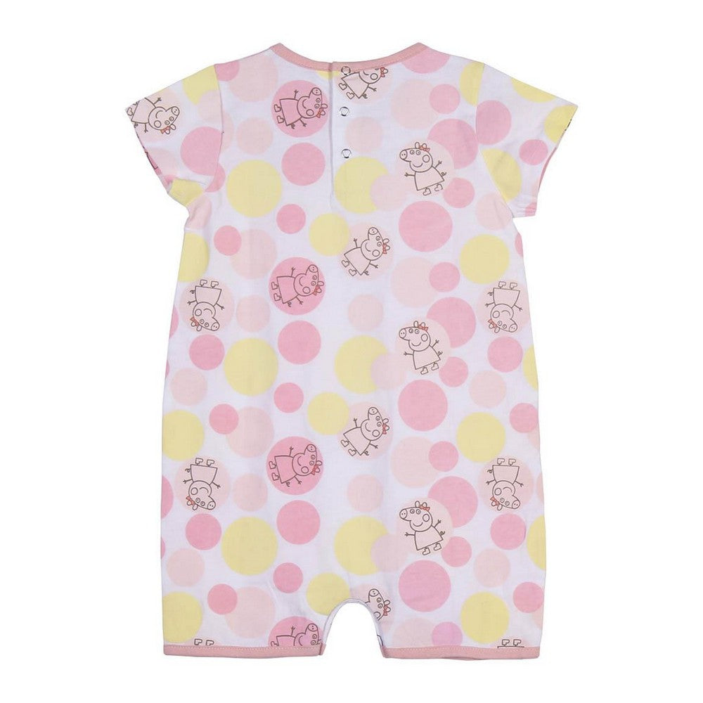 Baby's Short-sleeved Romper Suit Peppa Pig Pink