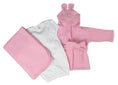 Load image into Gallery viewer, Newborn Baby Girls 3 Pc Layette Set (Gown, Robe,
