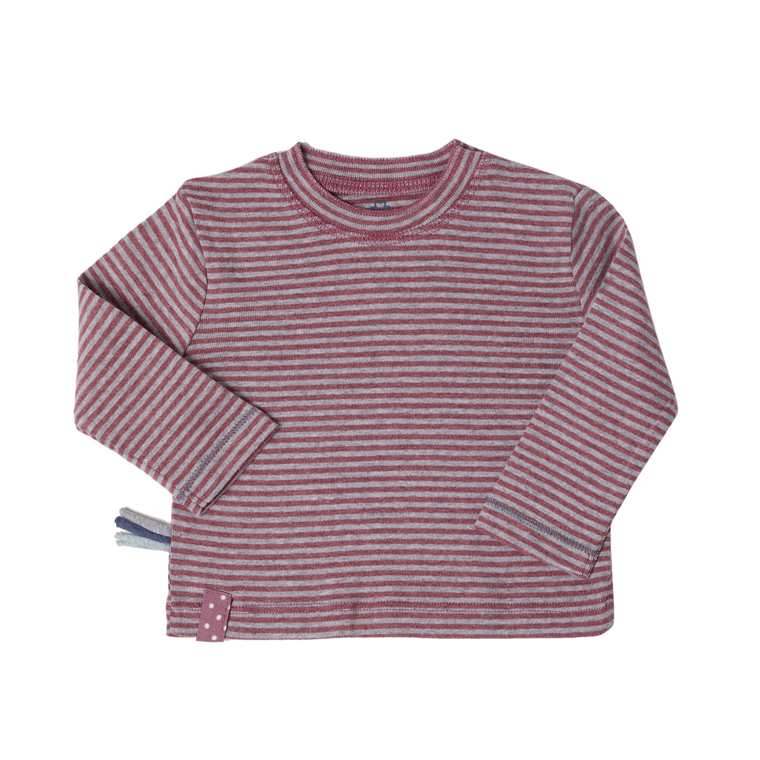 OrganicEra Organic Long Sleeve Baby T-shirt, Striped