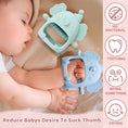 Load image into Gallery viewer, TYRY.HU Baby Silicone Teether Toys Cute Elephant Shape Teether Gum
