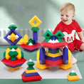 Load image into Gallery viewer, Kids Construction Set Pyramid Building Blocks Set 3D Geometry Space
