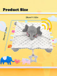 Load image into Gallery viewer, Elephant Baby Comforter Blanket Soft Appease Towel Baby Rattle Animals
