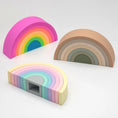 Load image into Gallery viewer, TYRY.HU New 6-10pcs Baby Silicone Building Block BPA Free Rainbow Soft
