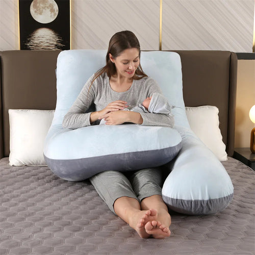 PANGDUBE Pregnancy Pillow 130*70cm Sleeping Waist Pillow for Pregnant