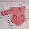 Load image into Gallery viewer, Cotton Newborn Onesie and Bonnet Set
