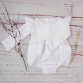 Load image into Gallery viewer, Cotton Newborn Onesie and Bonnet Set
