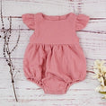 Load image into Gallery viewer, Cotton Newborn Onesie and Bonnet Set
