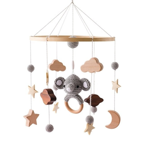 Baby Bed Bell Musical Crib Mobile Toys | Music Bed Bell Toys Baby Crib