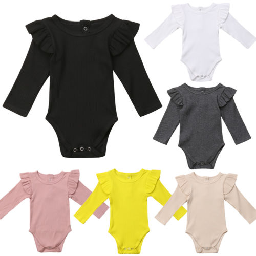 Baby Girl Rompers Autumn Princess Newborn Baby Clothes For 0-2y Girls